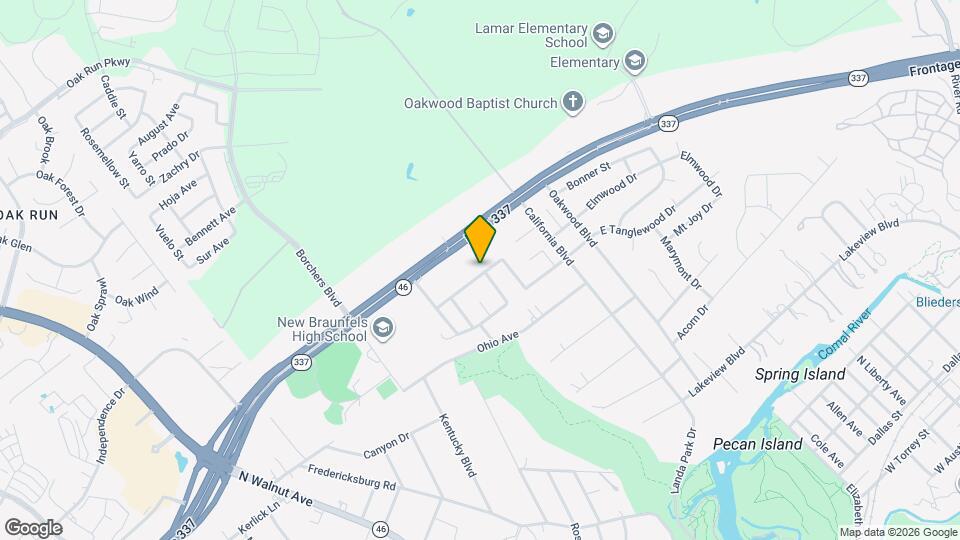 402 W Tanglewood Dr Map and Location Details