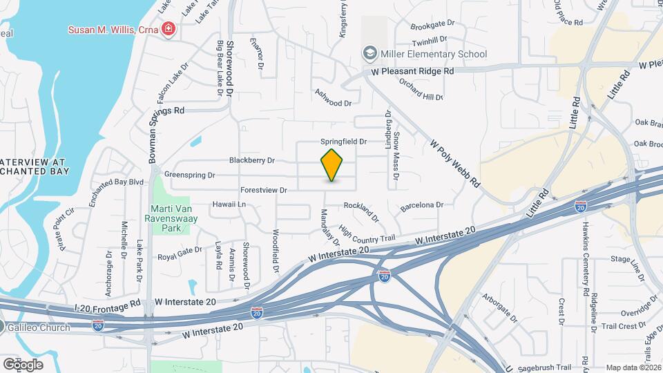 6515 Forestview Dr Map and Location Details