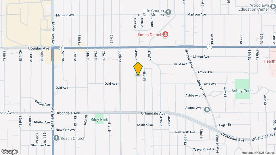 3411 49th St Map and Location Details