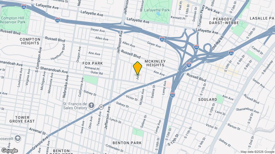 2203 Jules St, Unit 2203A Mapa y Detalles de la Ubicación