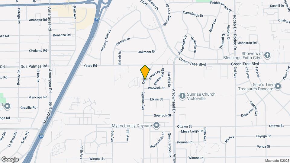 13602 Cypress Ave Mapa y Detalles de la Ubicación