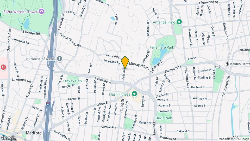 49 Fells Ave, Unit #8 Mapa y Detalles de la Ubicación