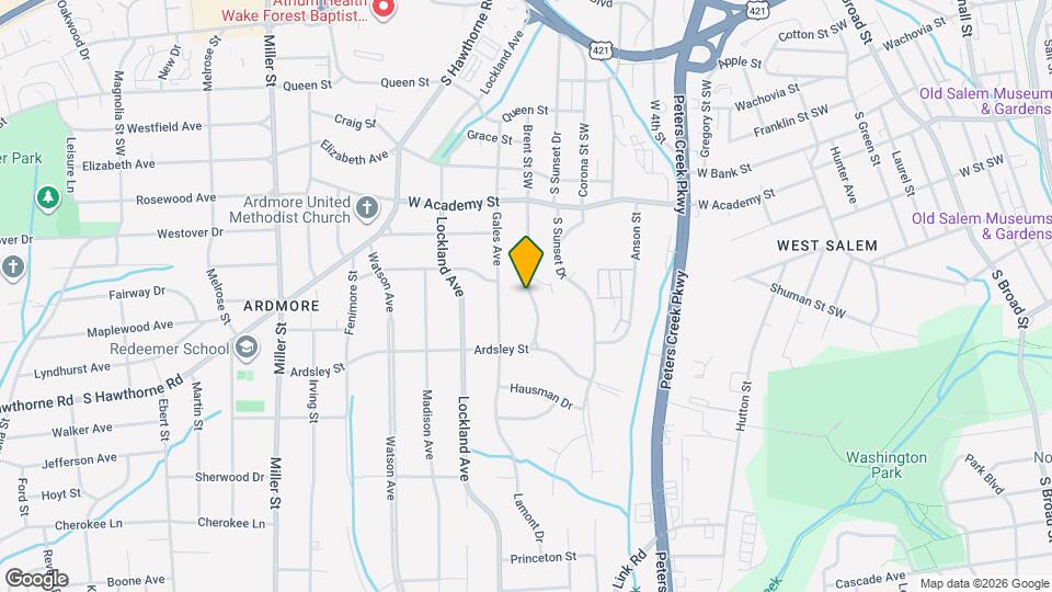 810 Brent St SW Map and Location Details