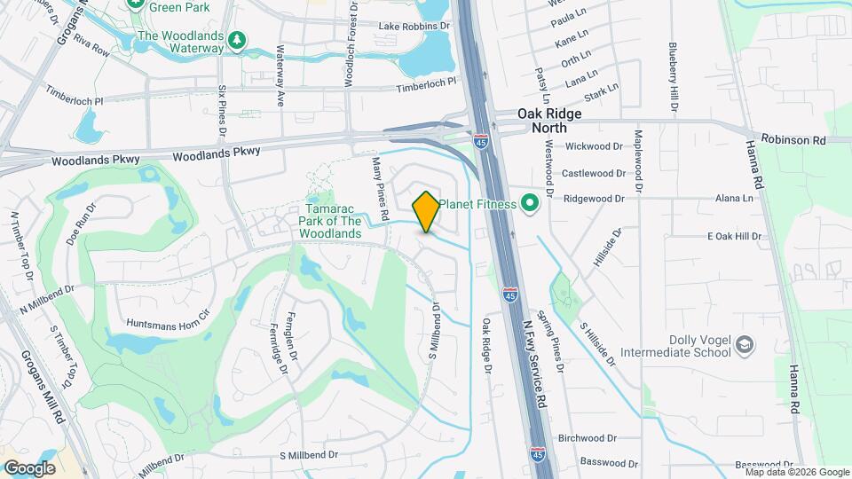 2 Woodhaven Wood Ct Map and Location Details