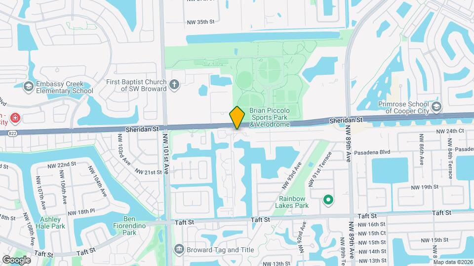 2151 NW 96th Terrace Map and Location Details