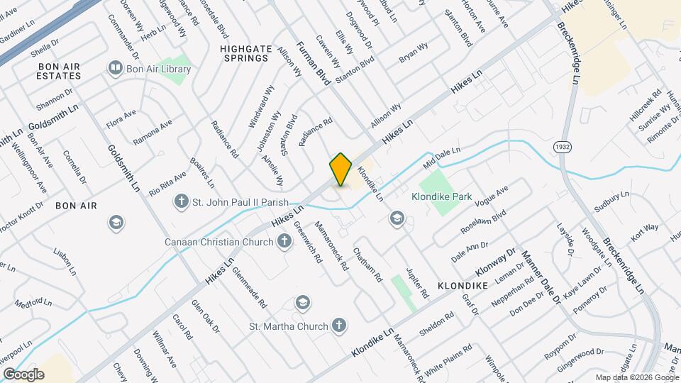 3705 Briarbridge Ln Map and Location Details