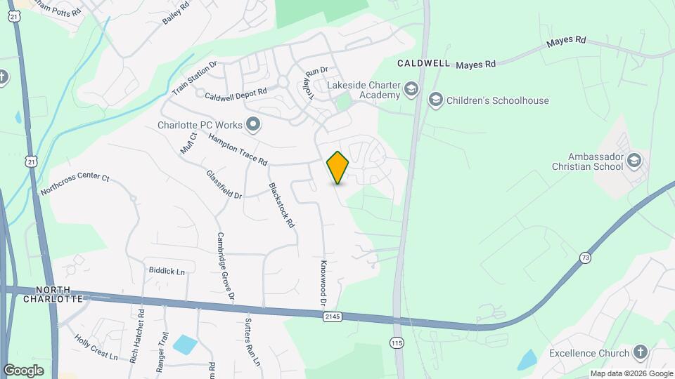 17204 Caldwell Track Dr Map and Location Details