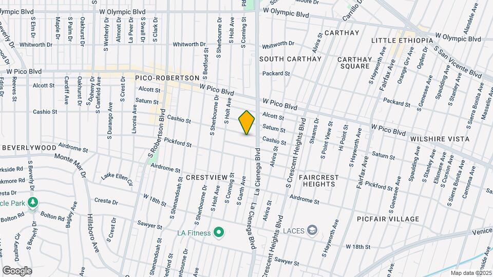 8524 Cashio St Map and Location Details