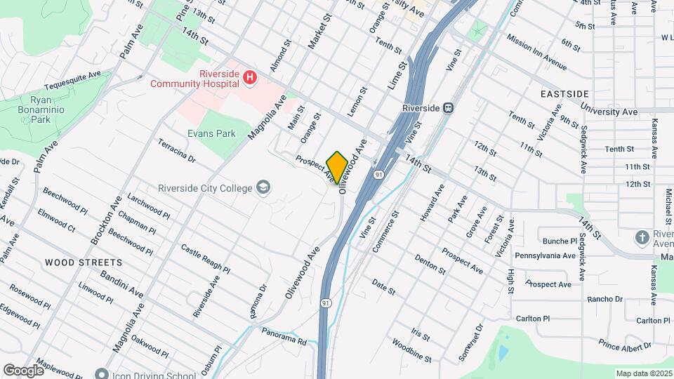 3410 Prospect Ave Mapa y Detalles de la Ubicación