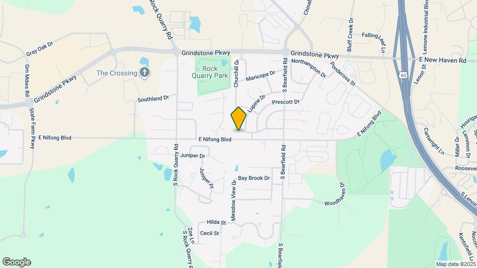 3804 Larkspur Ct Map and Location Details
