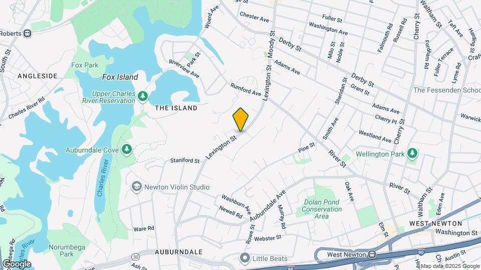 154 Lexington St, Unit 2 Map and Location Details