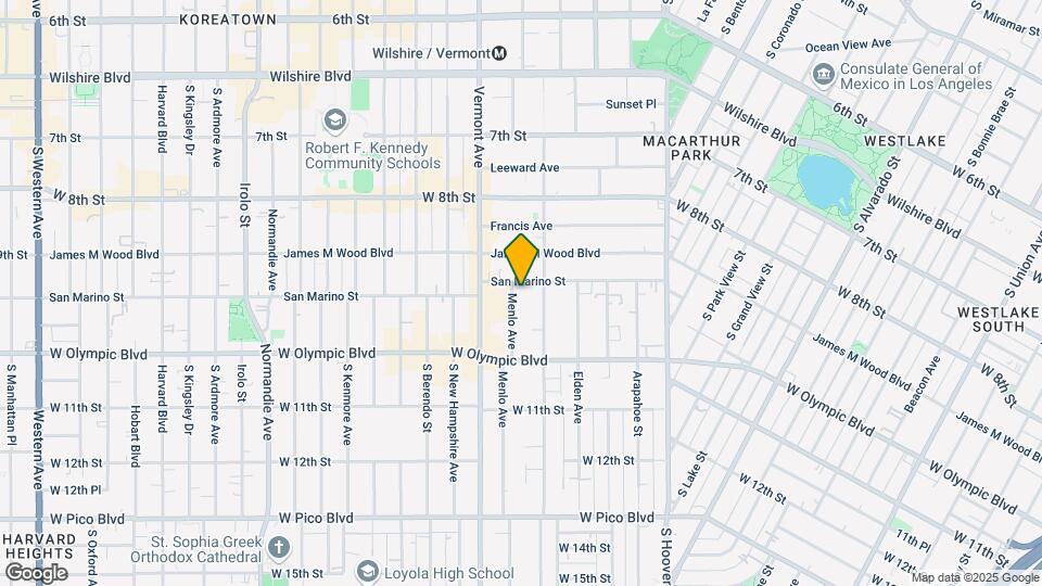 932 Menlo Ave Mapa y Detalles de la Ubicación