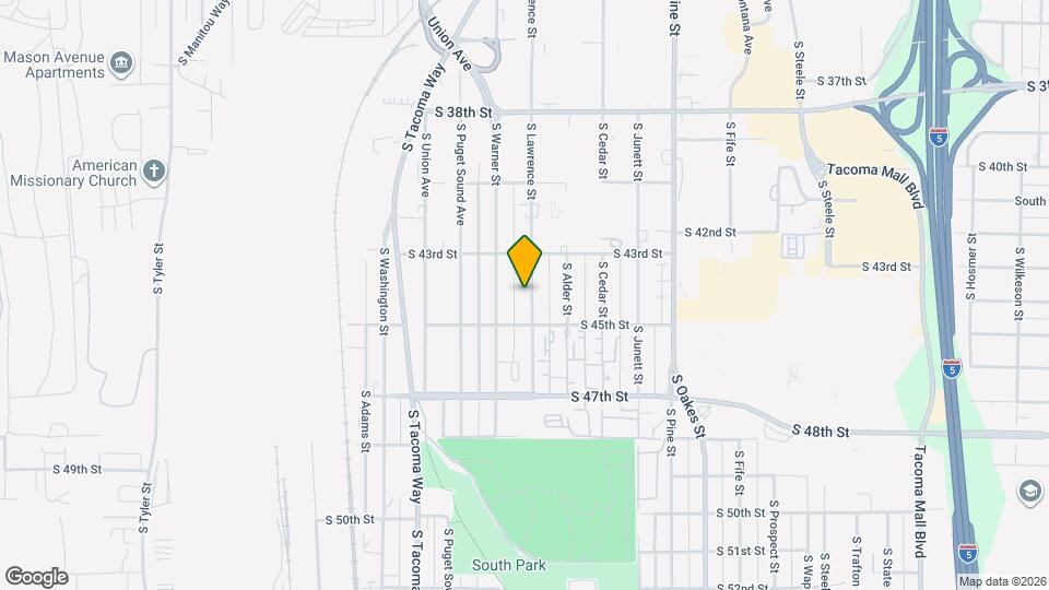 4330 S Lawrence St Map and Location Details