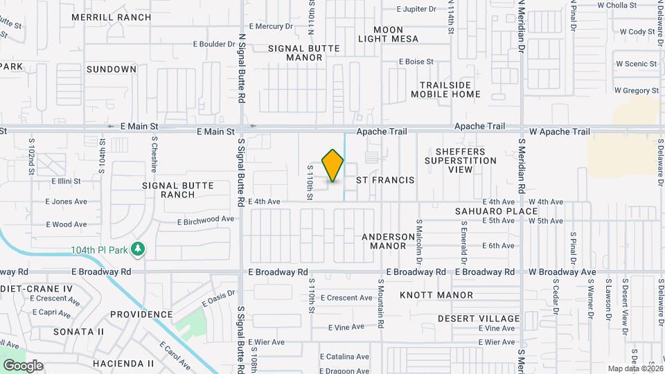 137 S 110th Pl Mapa y Detalles de la Ubicación