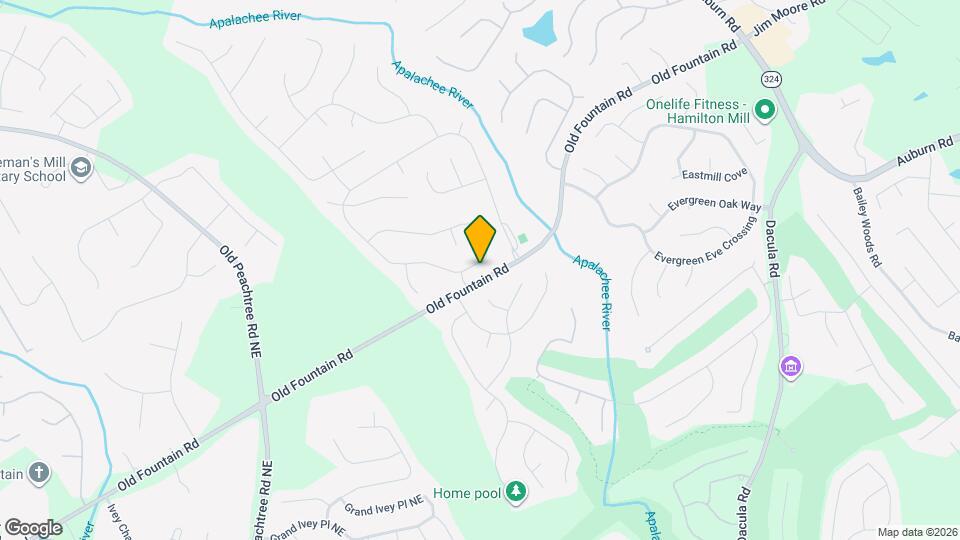 1925 Heatherton Rd Map and Location Details