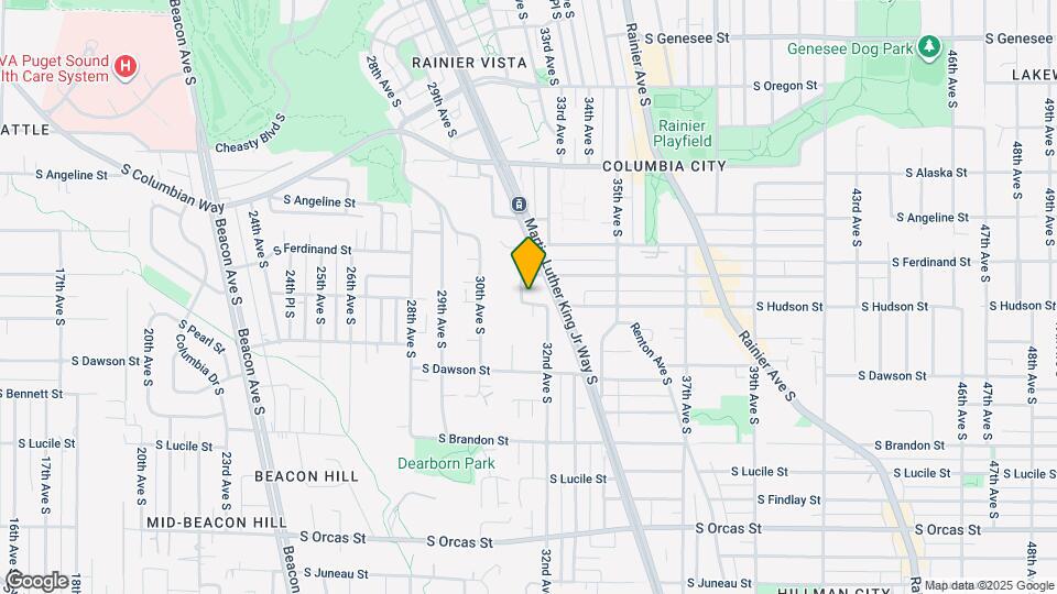 3102 S Hudson St Map and Location Details