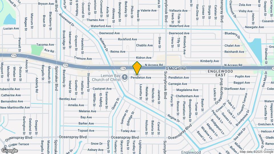 10388 Pendleton Ave Map and Location Details