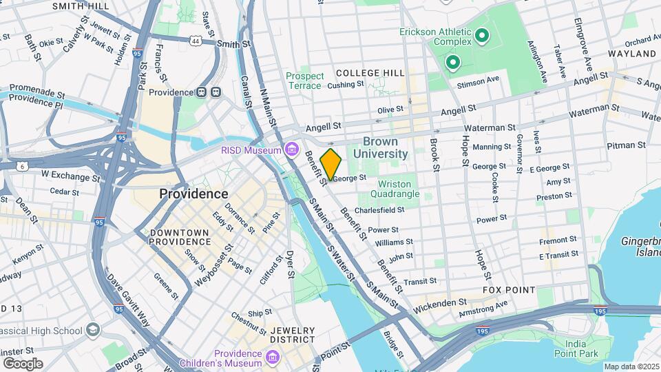 281 Benefit St Map and Location Details