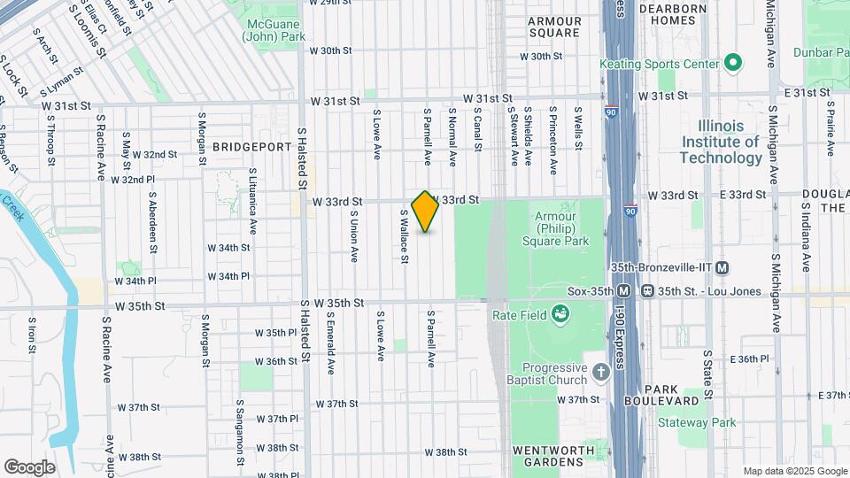 3344 S Parnell Ave Map and Location Details