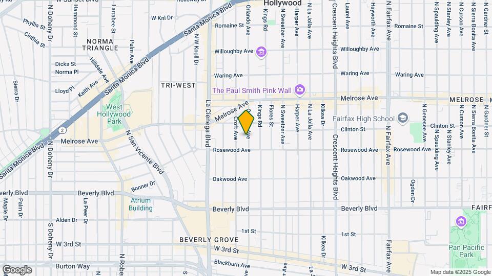 531 N Orlando Ave Map and Location Details