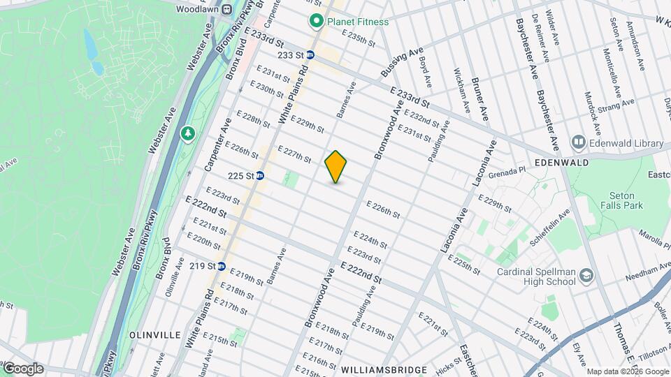 7xx E 226th St Map and Location Details