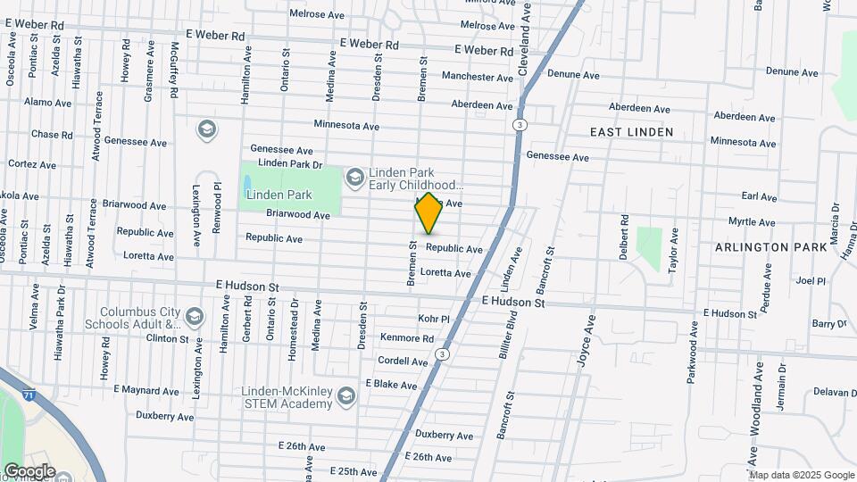 1532 Republic Ave Map and Location Details