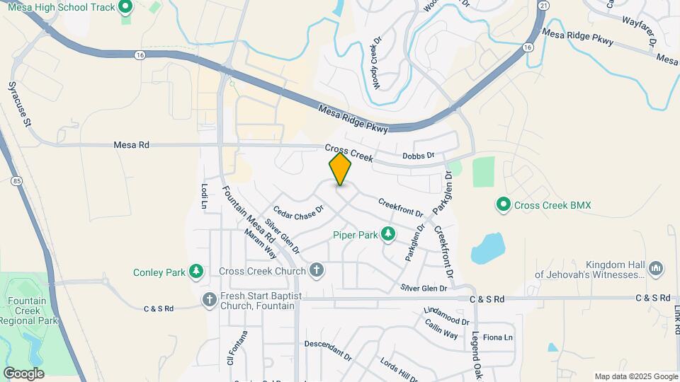 8151 Meadowcrest Dr Map and Location Details