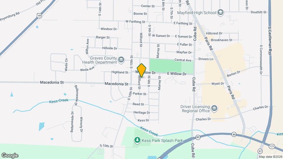 1306 Wilford St Mapa y Detalles de la Ubicación