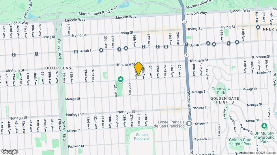 1590 26th Ave Map and Location Details
