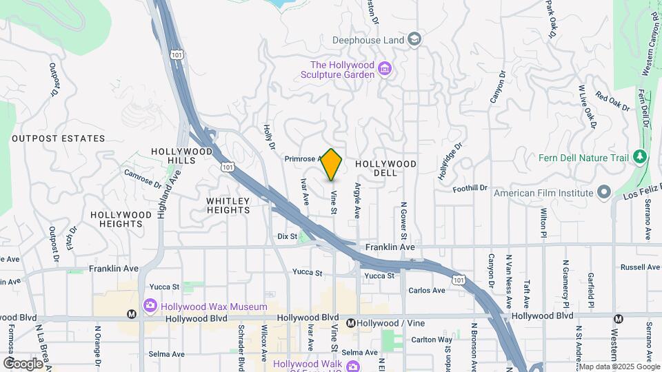 2073 Vine St Map and Location Details