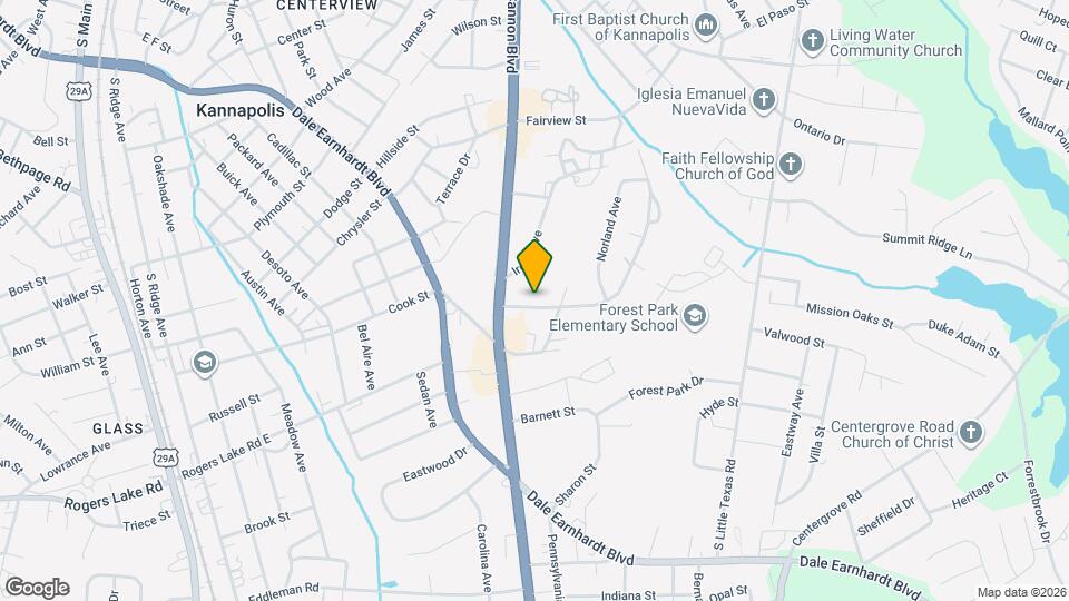 809 Delane St Map and Location Details