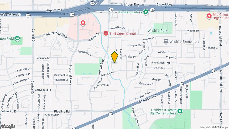 2100 Cedar Ct Map and Location Details