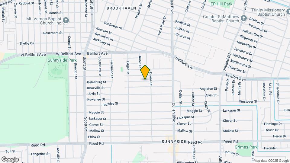 4514 Galesburg St Map and Location Details