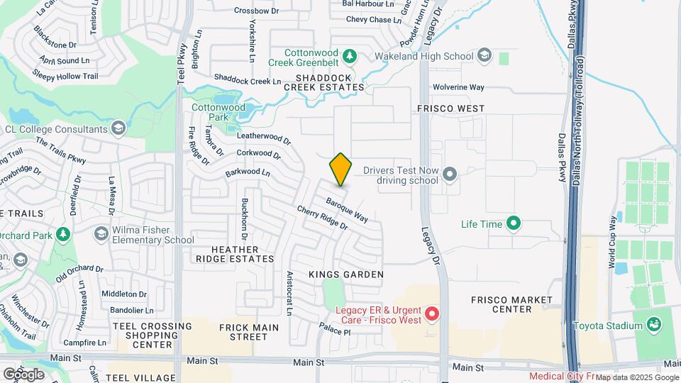 3975 Sparkling Brook Dr Map and Location Details