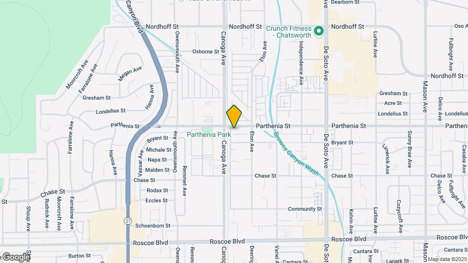 21350 Parthenia St Mapa y Detalles de la Ubicación