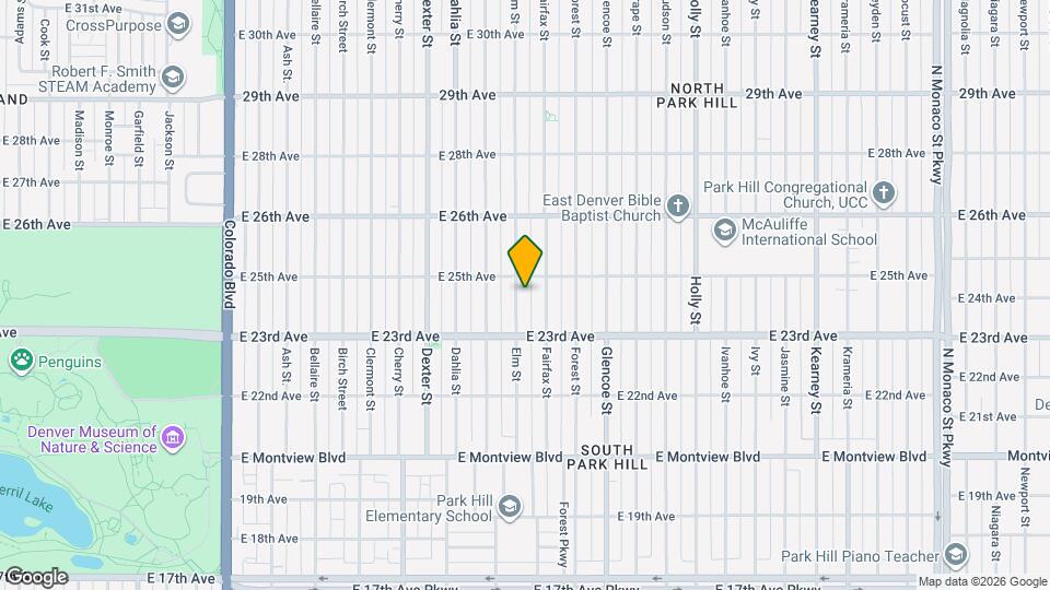 2370 Elm St Map and Location Details