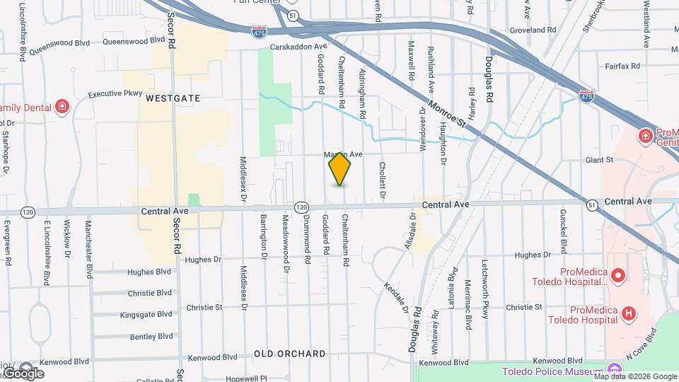 3121 Cheltenham Rd Map and Location Details