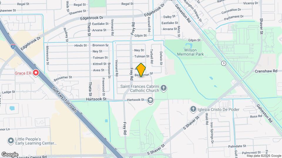 10601 Ambursen St Map and Location Details