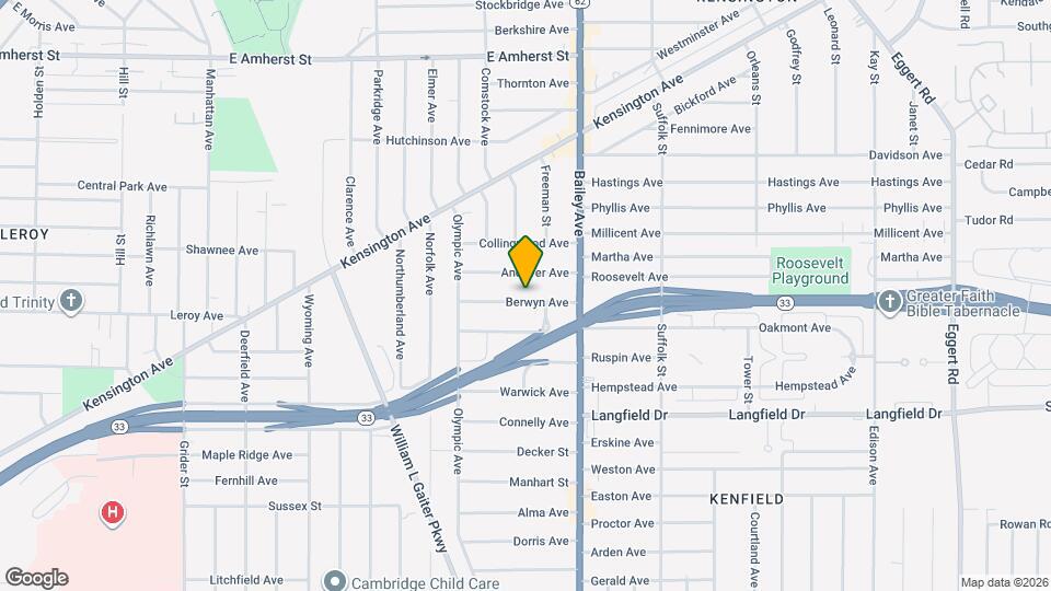 68 Berwyn Ave Map and Location Details