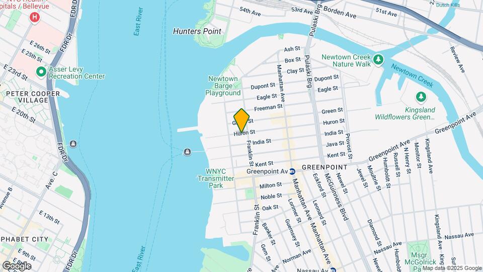 76 Huron St Mapa y Detalles de la Ubicación
