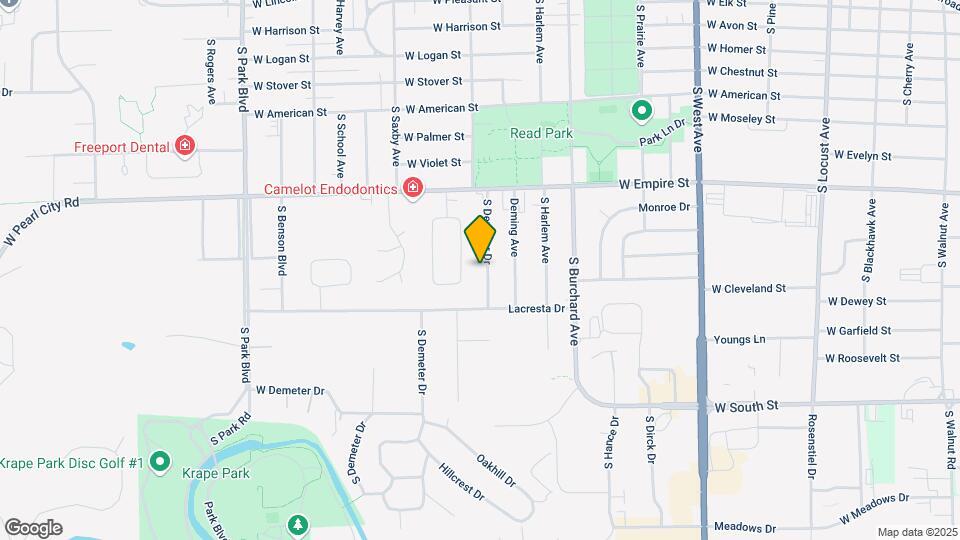 1440 S Demeter Dr Map and Location Details