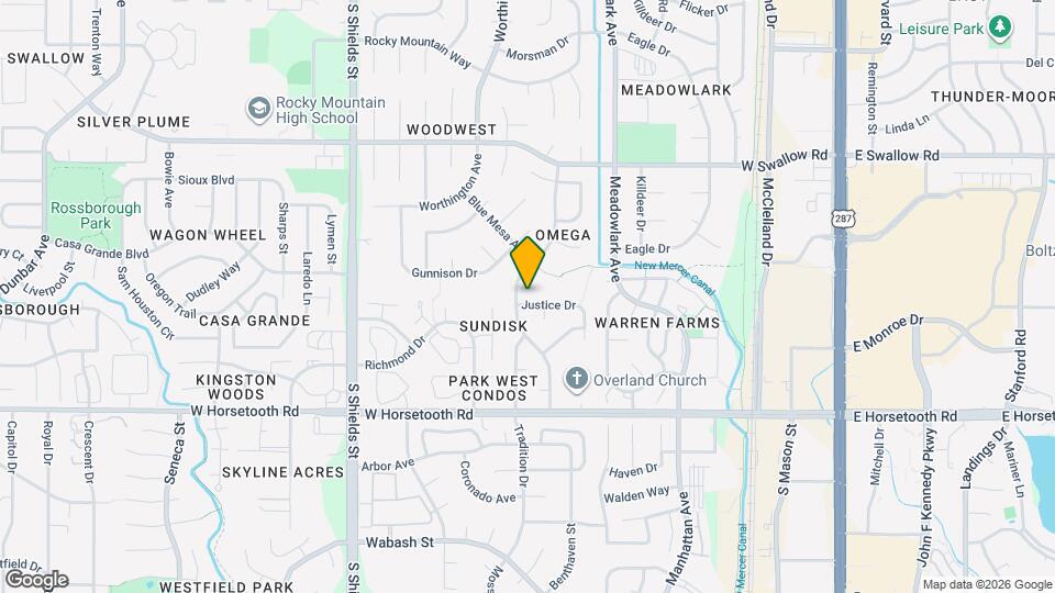 718 Justice Dr Map and Location Details