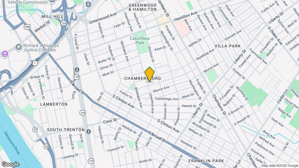 620 Chestnut Ave Map and Location Details