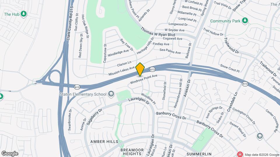 10776 Windrose Point Ave Map and Location Details