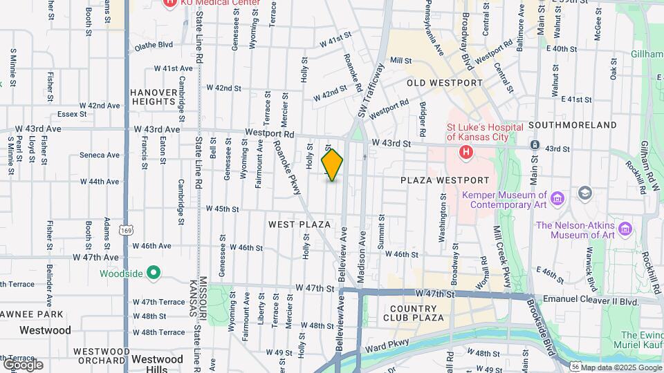 4414 Jarboe St Map and Location Details