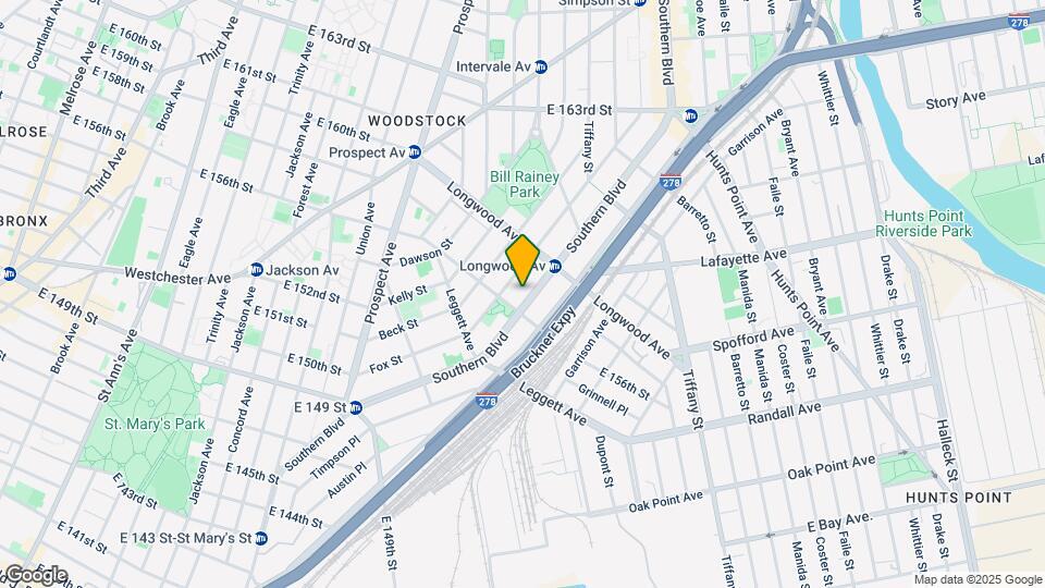 765-769 Southern Blvd Mapa y Detalles de la Ubicación