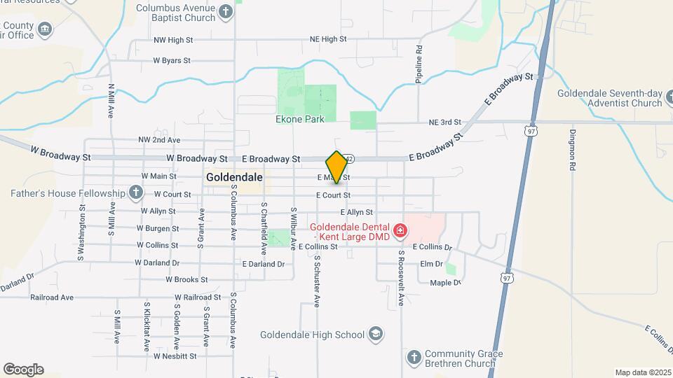 421 E Court St Map and Location Details