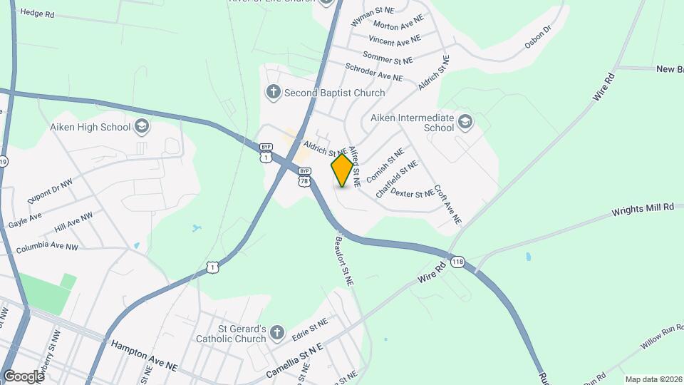 113 Brentwood Pl NE Map and Location Details