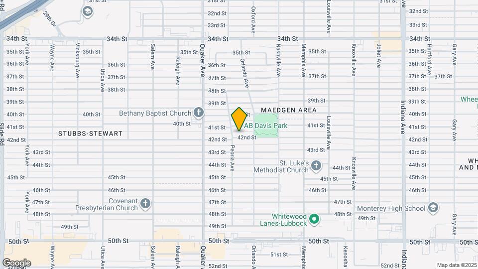 4212 42nd St Map and Location Details