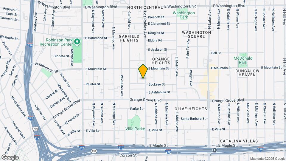 829 Los Robles Ave Mapa y Detalles de la Ubicación